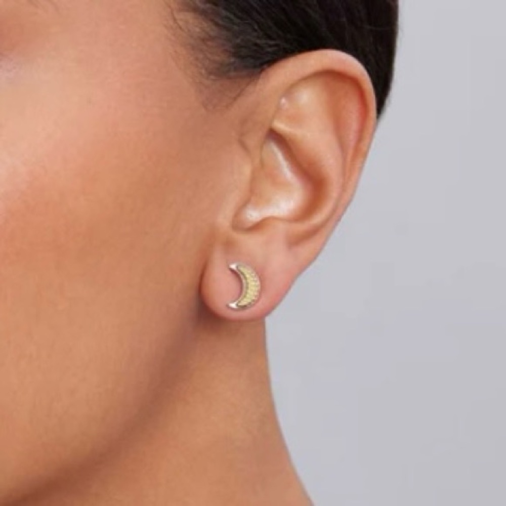 LAGOS Gold and Silver Star and Moon Earrings - Picture 4 of 8